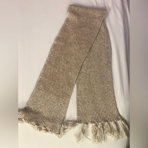 Tagless Scarf - Cream, Beige and Gold